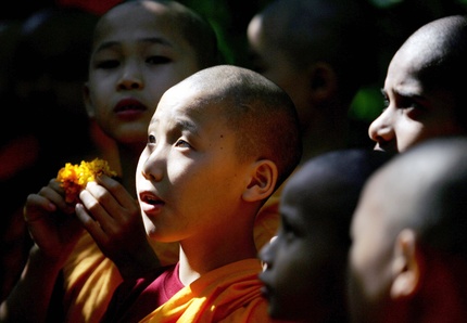 Buddhistdibyangshusarkarafpgetty