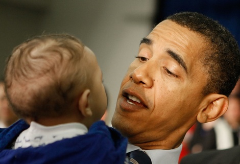 Babybarackmarkwilsongetty