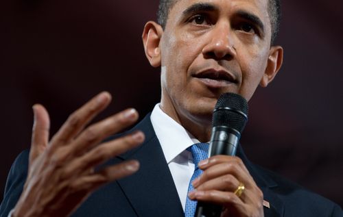 OBAMA100SaulLoeb:Getty