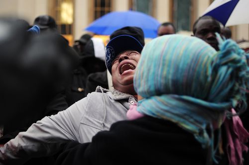 HAITIGRIEFFredDufour:AFP:Getty