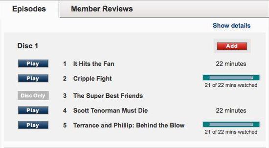 Netflix: South Park: Season 5_1272041055750