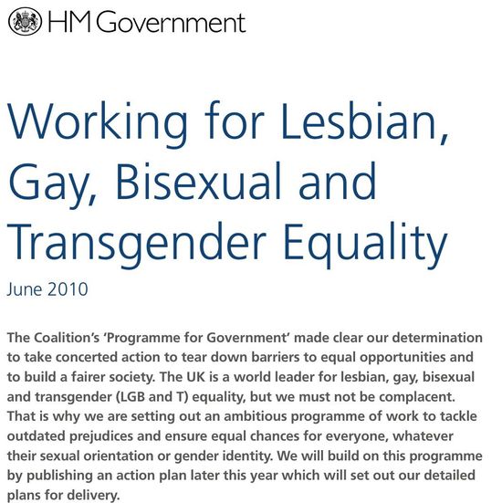 British lgbt policy