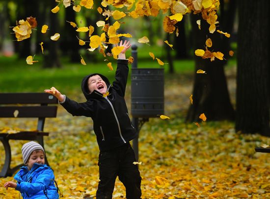 KidsLeavesDanielMihailescuAFPGetty