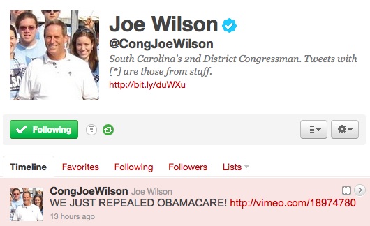 JoeWilsonTweet
