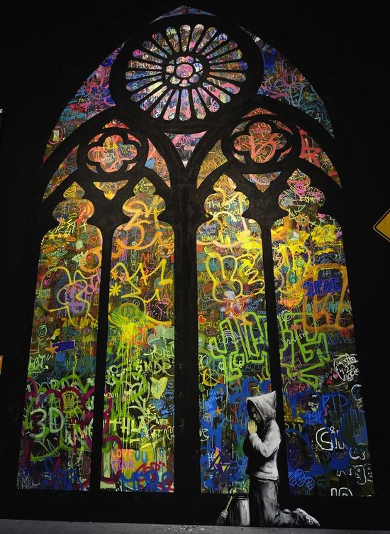 Banksy-church