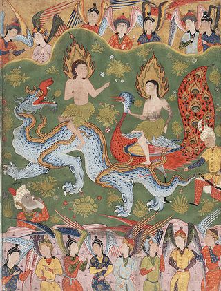 456px-Adam_and_Eve_from_a_copy_of_the_Falnama