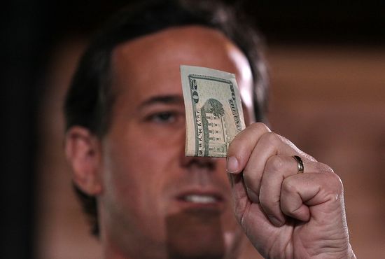 GT-SANTORUM-MONEY-120105 GT-SANTORUM-MONEY-120105
