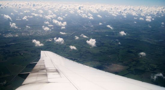 Somewhere over South America, probably Brazil Somewhere over South America, probably Brazil