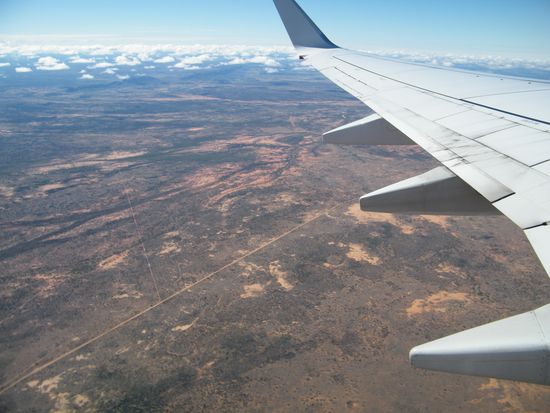 Alice Springs to Sydney, over Australia’s Northern Territory Alice Springs to Sydney, over Australia’s Northern Territory