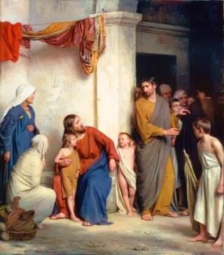 ChristwithChildren_CarlBloch