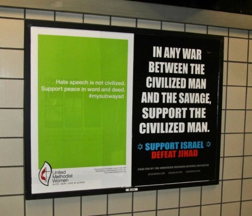 Dueling Subway Ads