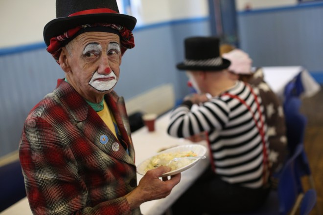 Clowns Gather For The Joseph Grimaldi Memorial Service