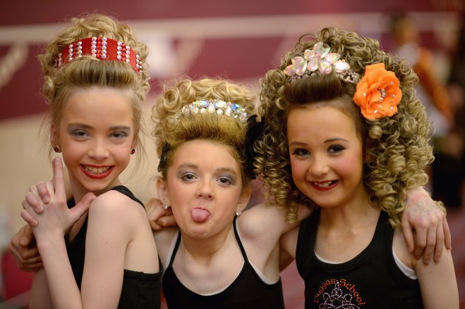Dancers Compete In The All Scotland Irish Dancing Championships