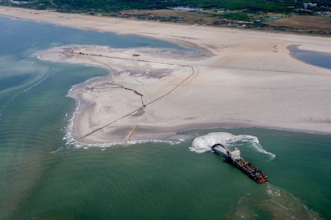 Zandmotor vlucht-11, foto: Rijkswaterstaat/Joop van Houdt