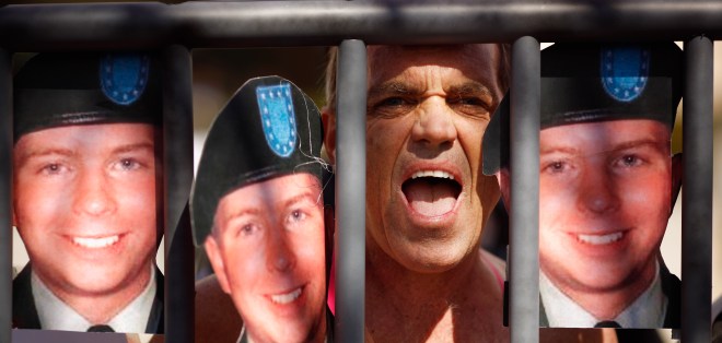 Supporters Of Army Pfc Bradley Manning Rally At State Department