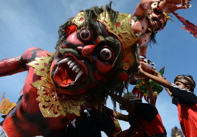 INDONESIA-RELIGION-HINDU-FESTIVAL-NYEPI