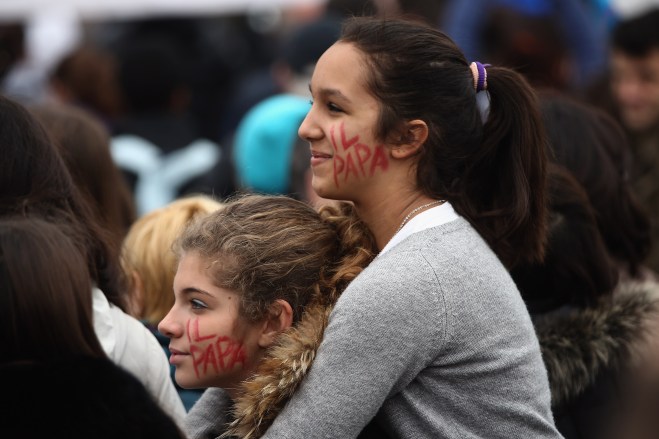 Pope Francis Gives His First Angelus Blessing To The Faithful