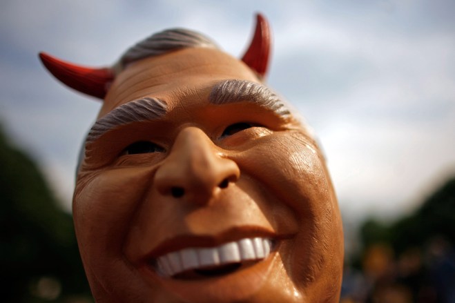 Anti-War Demonstrators Rally Against Bush Veto