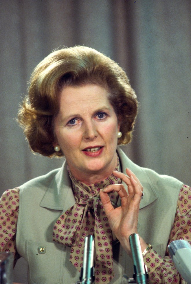 Prime Minister Margaret Thatcher