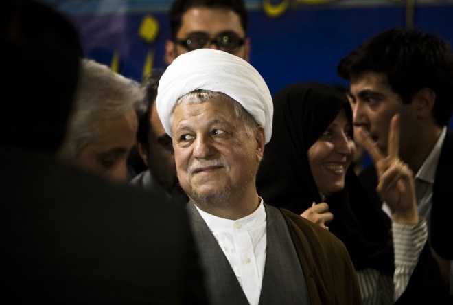 IRAN-VOTE-REGISTRATION-RAFSANJANI