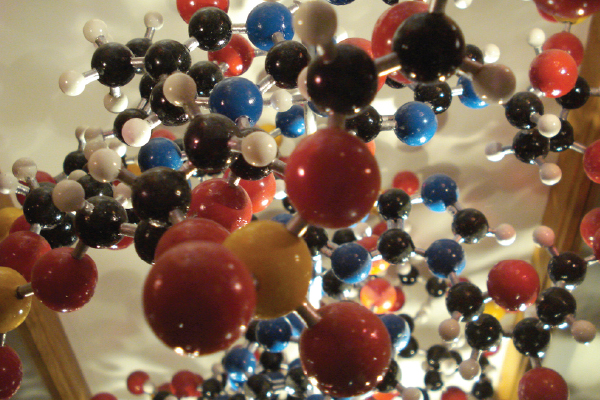 DNA molecule display at the Oxford University Natural History Museum by Flickr user net_efekt