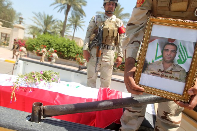 IRAQ-POLITICS-UNREST-FUNERAL