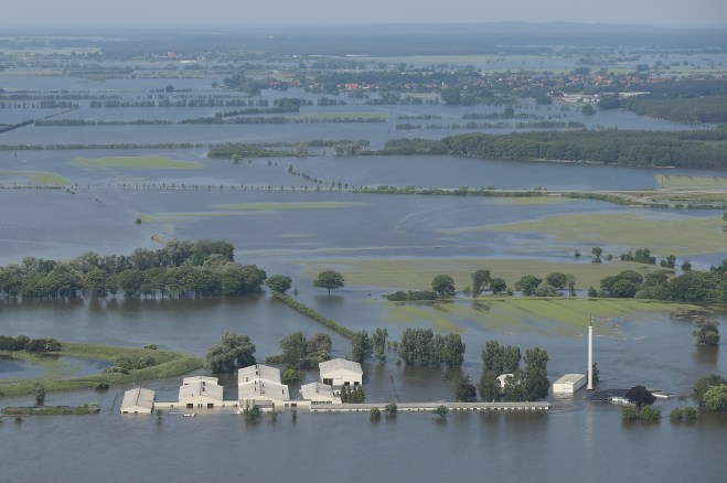 Floods Hit Germany: Northern Elbe River Region
