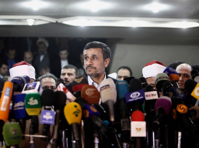 Mahmoud Ahmadinejad Arrives In Egypt On First State Visit In 30 Years