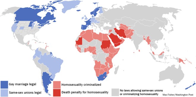 Global Marriage Map
