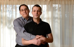 Story about gay bi-national couples who are in a bind because their spouses cannot get visas under current immigration law