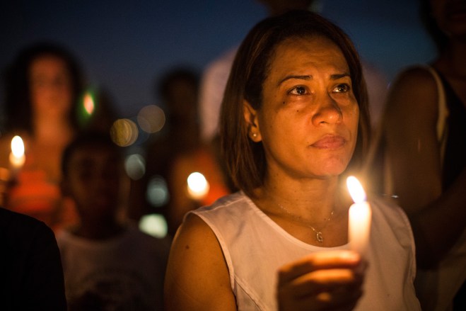 Harlem Holds Vigil For Trayvon Martin