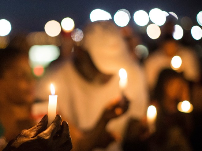 Harlem Holds Vigil For Trayvon Martin