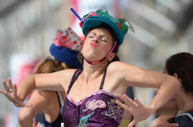 Edinburgh Festival Celebrated On The Royal Mile