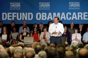 Sen. Ted Cruz Speaks Before A "Defund Obamacare" Town Hall