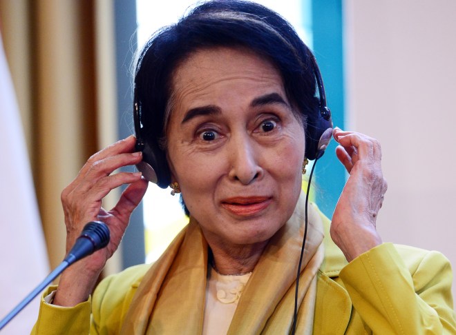 HUNGARY-MYANMAR-POLITICS-AUNG SAN SUU KYI