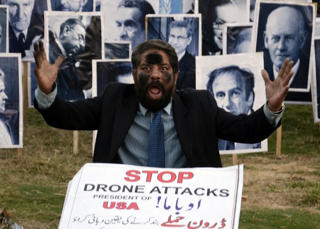 Protest against US drone attacks in Islamabad