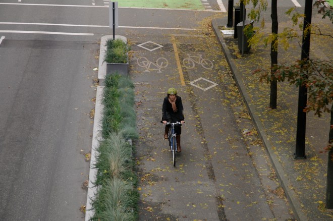 Dunsmuir Separated Bike Lane