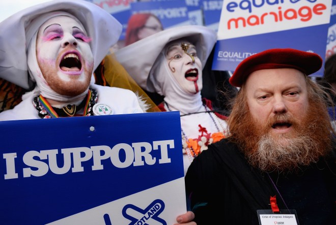 Scottish Parliament Votes On Equal Marriage Bill