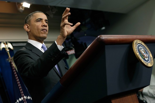 Obama Speaks On The Affordable Care Act In White House Briefing Room