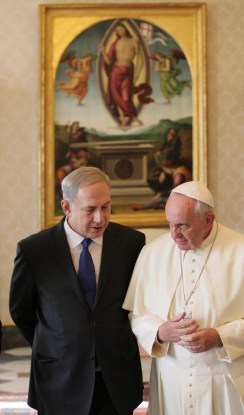 Israeli Prime Minister Benjamin Netanyahu Meets With Pope Francis