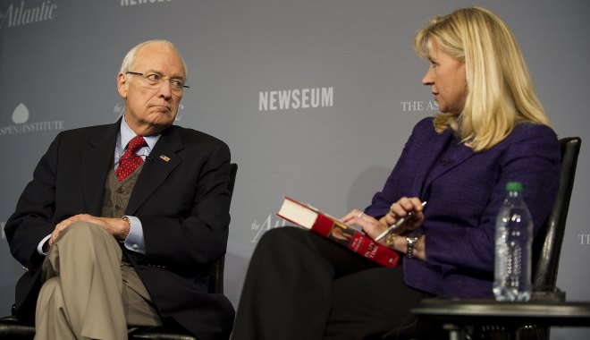Former Vice President Dick Cheney is int