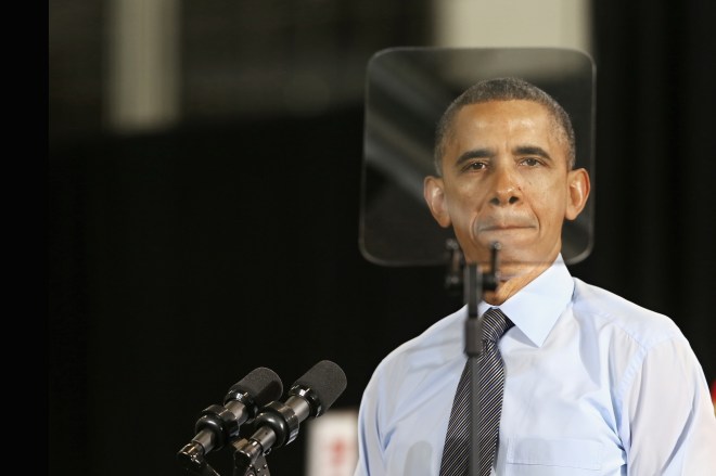 President Obama Delivers Economic Address At A Maryland Costco