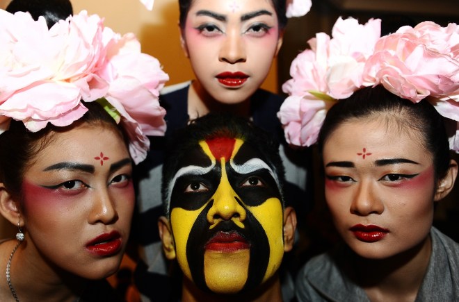 Chinese Opera Performed As Part Of Chinese New Year Celebrations