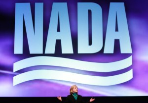 Hillary Clinton Addresses National Automobile Dealers Association Convention