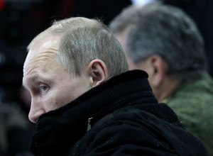 Russian President Vladimir Putin Attends Military Exercise Near Saint Petersburg