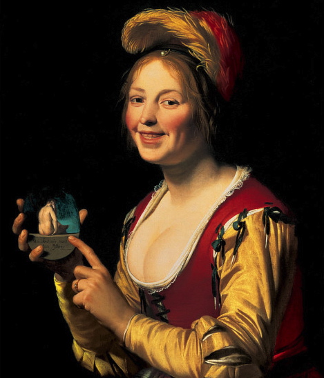 Smiling_Girl,_a_Courtesan,_Holding_an_Obscene_Image 2