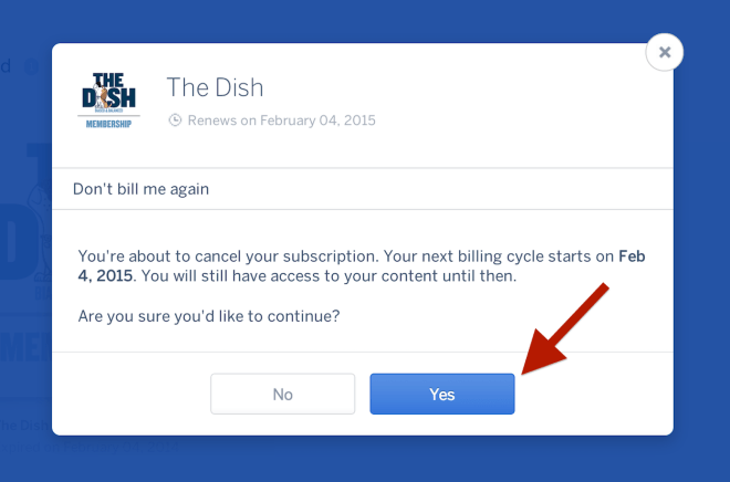 TinyPass-Subscription-Cancellation-Confirmation