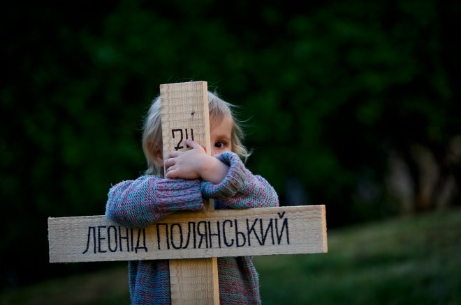 Prague Tribute To Kiev Maidan Dead