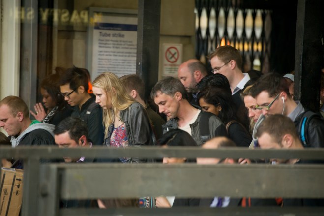 London Underground 48-hour Tube Strike Affects Rush Hour