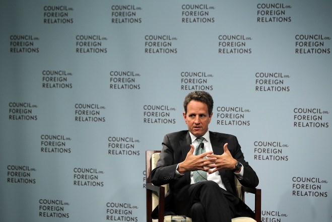 Geithner Discusses Global, U.S. Economy At Council On Foreign Relations